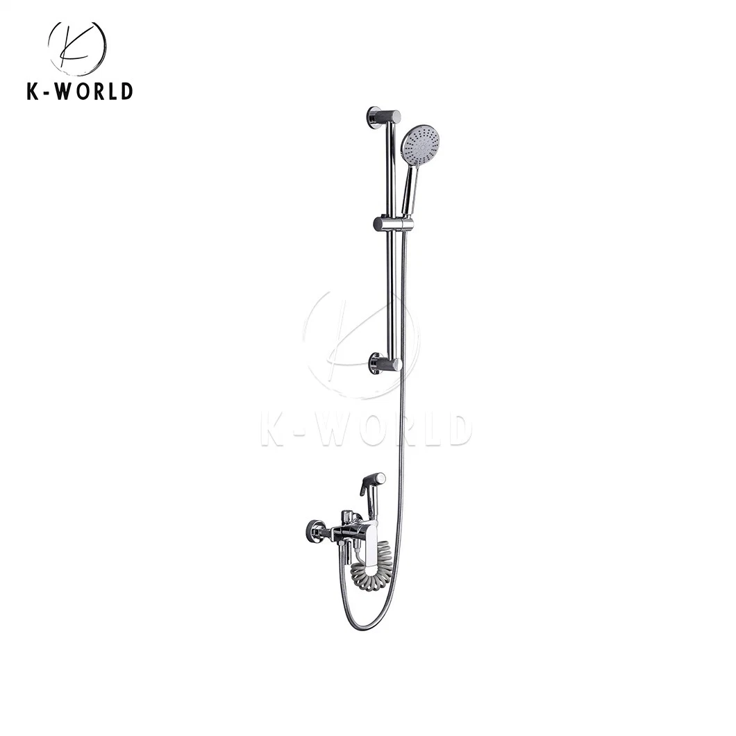 K-World Bathroom Bath Shower Faucet Fabricators ODM Custom Twin Shower Set China Craftsmanship Bathroom Shower System Set