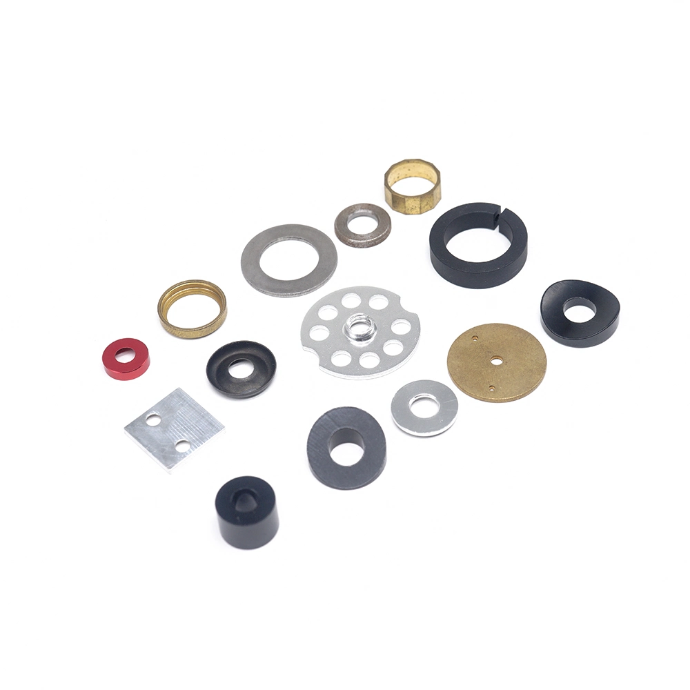 Custom Stamping Parts Various Size Spacer Fasteners Plastic Stainless Steel Aluminum Shim Brass Flat Gasket Saddle Washers