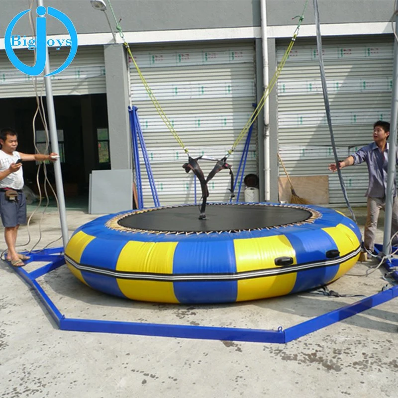 Puenting único para el parque infantil al aire libre, el puenting de UFO inflable