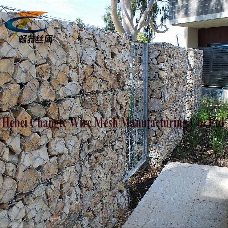 Bwg22 galvanizado en caliente de malla de alambre Gabion