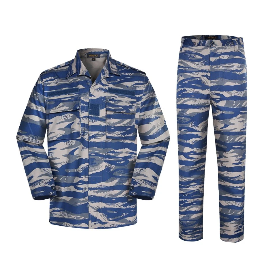 Navy Camouflage Military Tactical Army Combat Soldier Uniform