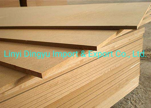 E1, E2 de fibra de madera cola 2-25mm MDF Normal/Raw MDF