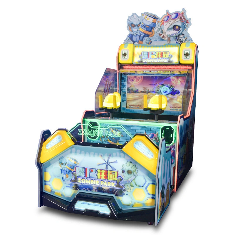 Coin Operated 2 Players Water Jet Game Machine Zombie Garden Parent-Child Acrade Game Machine