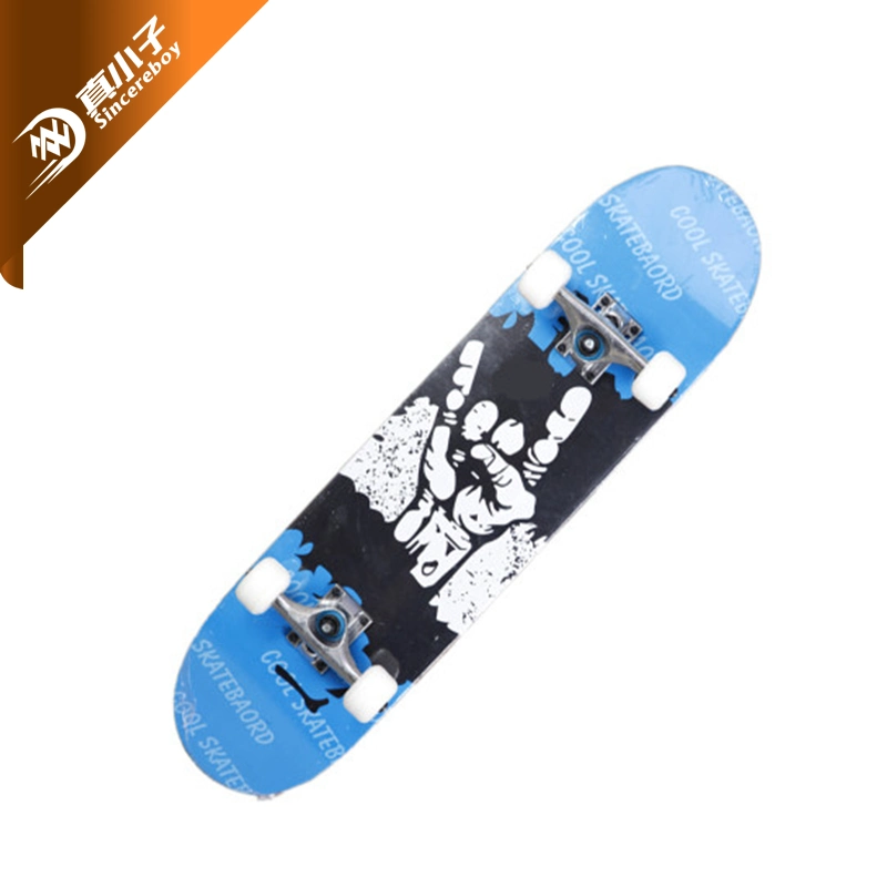 High quality/High cost performance  Adult Four Wheel Wood Ski Deck Skateboard