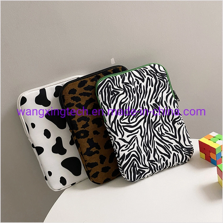 Hot Sale Computer Protective Cover The Cow Zebra Leopard Print iPad Liner Protective Cover Fashion Tablet Laptop Bag