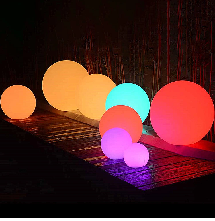 Outdoor-Dekorationen Hochzeit Wasserdichte LED-Lichtkugel Licht bis Strand LED Giant Ball Weihnachtsdekoration