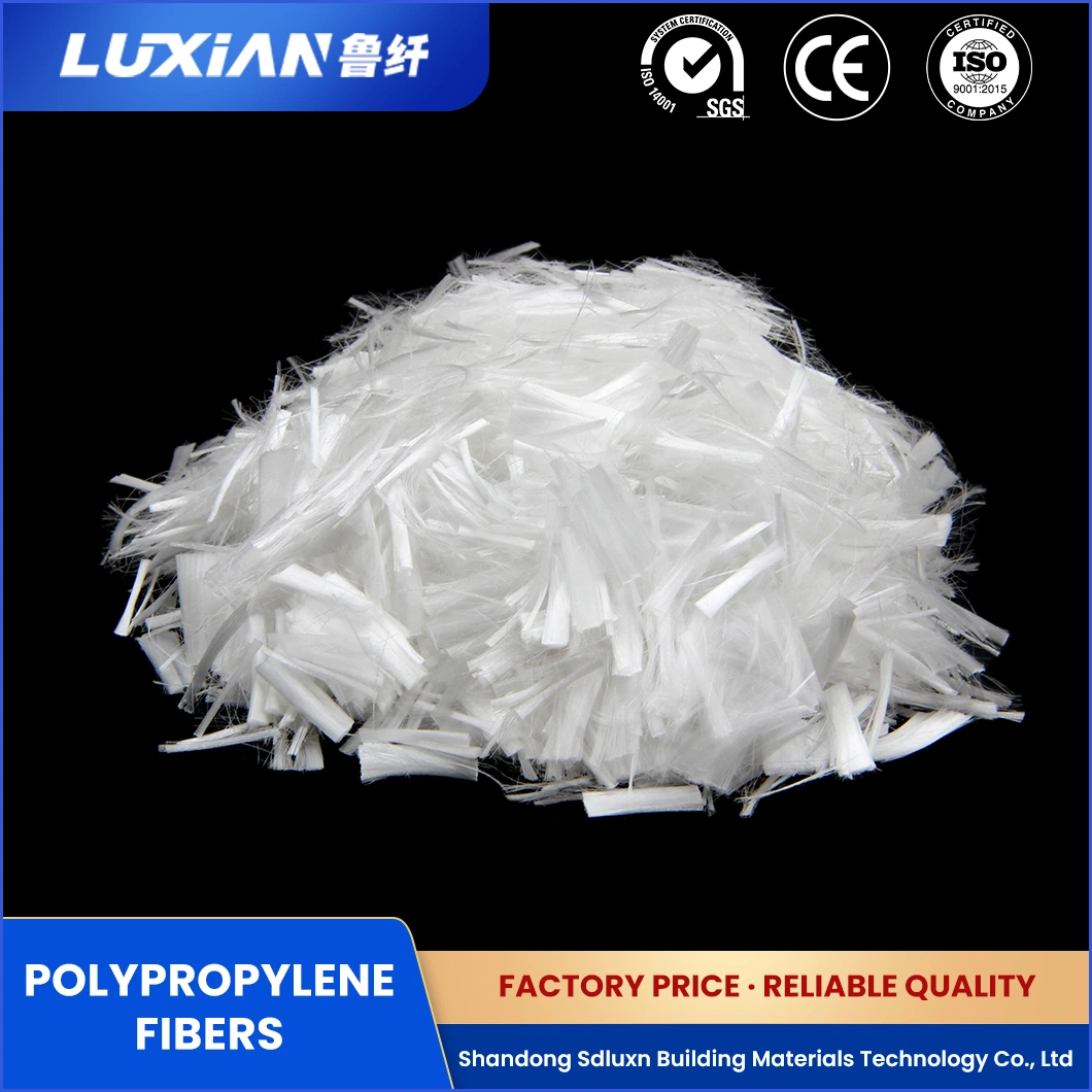 Luxn Custom Polypropylene Synthetic Fiber China Polypropylene Spunbond Nonwoven Fabric Suppliers Polypropylene Fibers Used for Asphalt Road Concrete Pavement