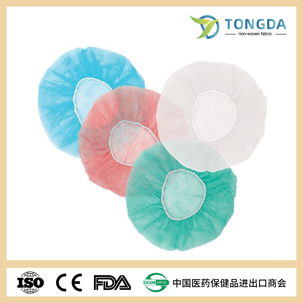 Anti Dust PP Bouffant Cap Non Woven Disposable Hair Net PP Cap