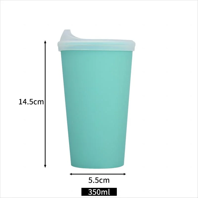 350ml Wholesale/Supplier Food Grade Silicone Cup Travel Coffee Mug Ready to Ship