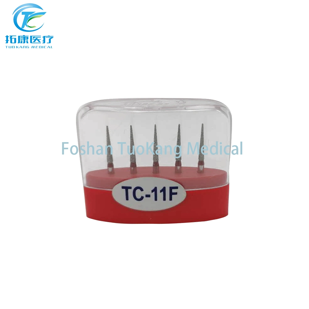 Polaco Dental rebabas Diamond 5pcs/Pack serie tc