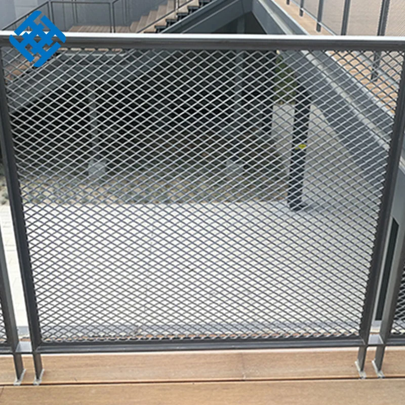 Hot Sale Factory Walkway Diamond expandida Metal Sheet Fence Slope Malha de proteção