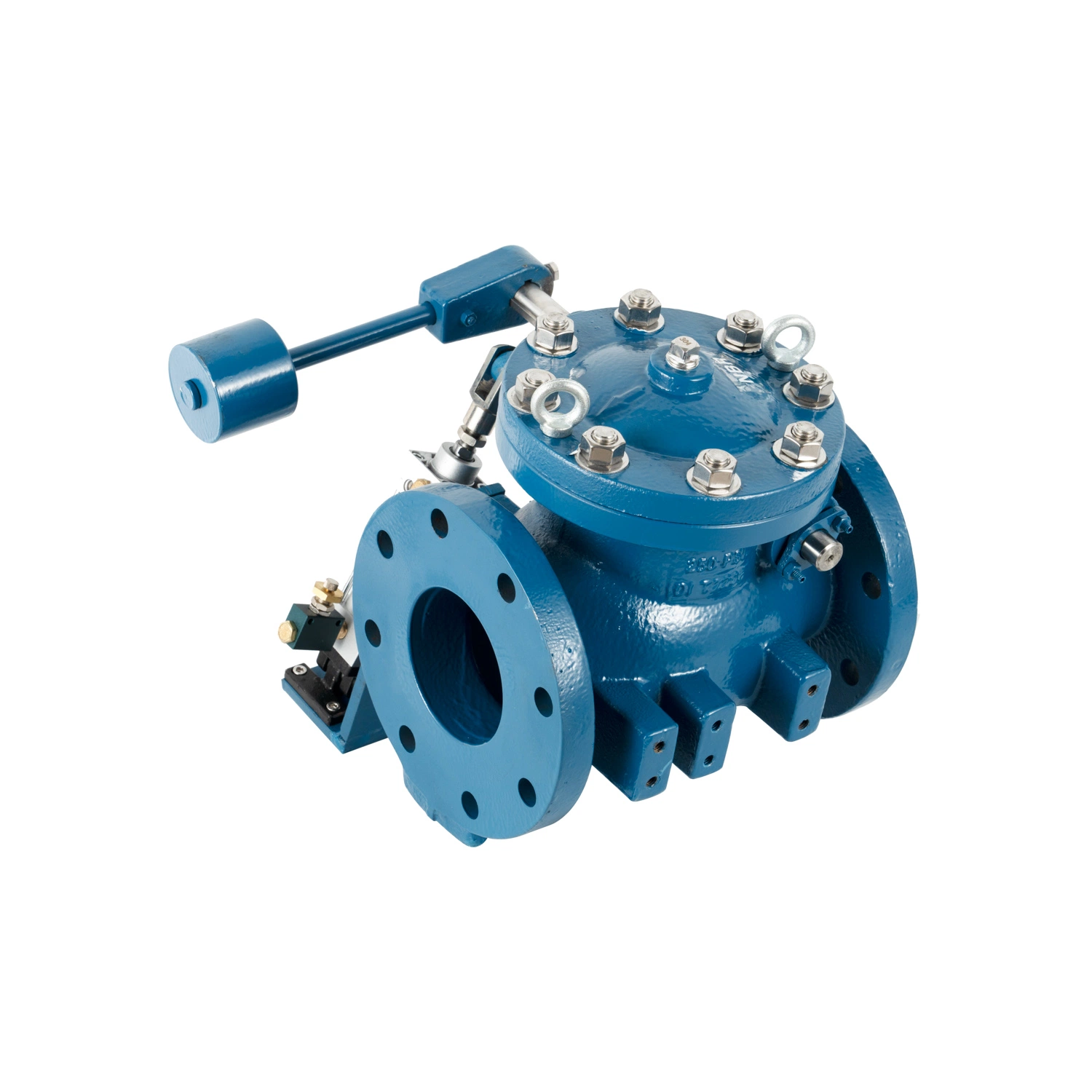 Swing Type Check Valve with Lever + Counterweight + Hydraulic Damping Cylinder