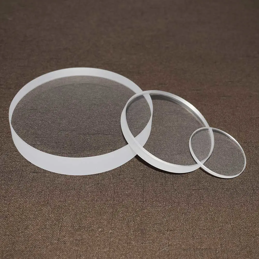 Jingtai Jinzhou 1mm Thick Round Thin Transparent Quartz Glass Watches Plate Sheet Transparent