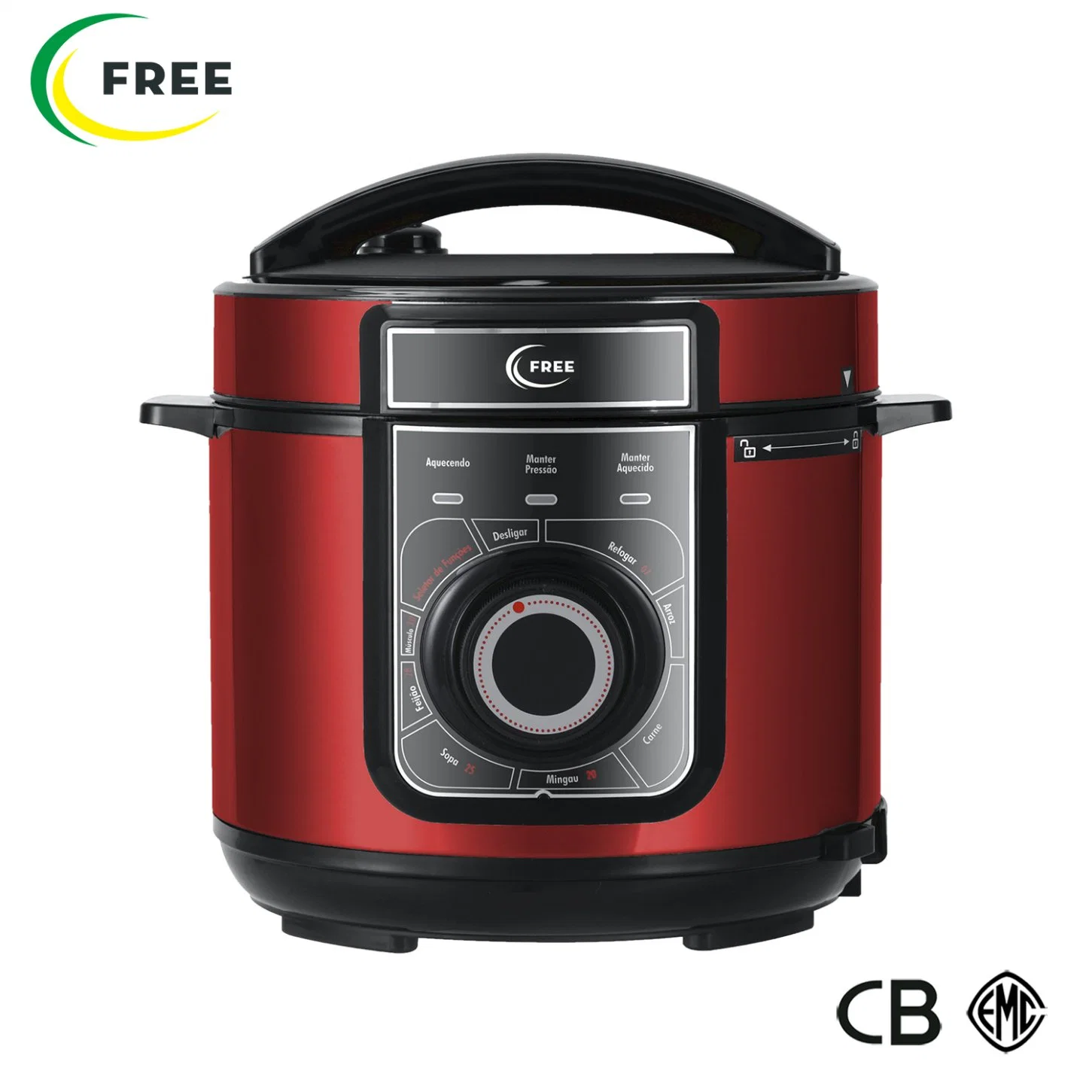 New Model 6L Smart Electric Pressure Cooker Rice Cooker with Knob Control