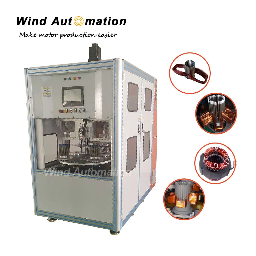 Small Notch Stator Shed Winding Machine