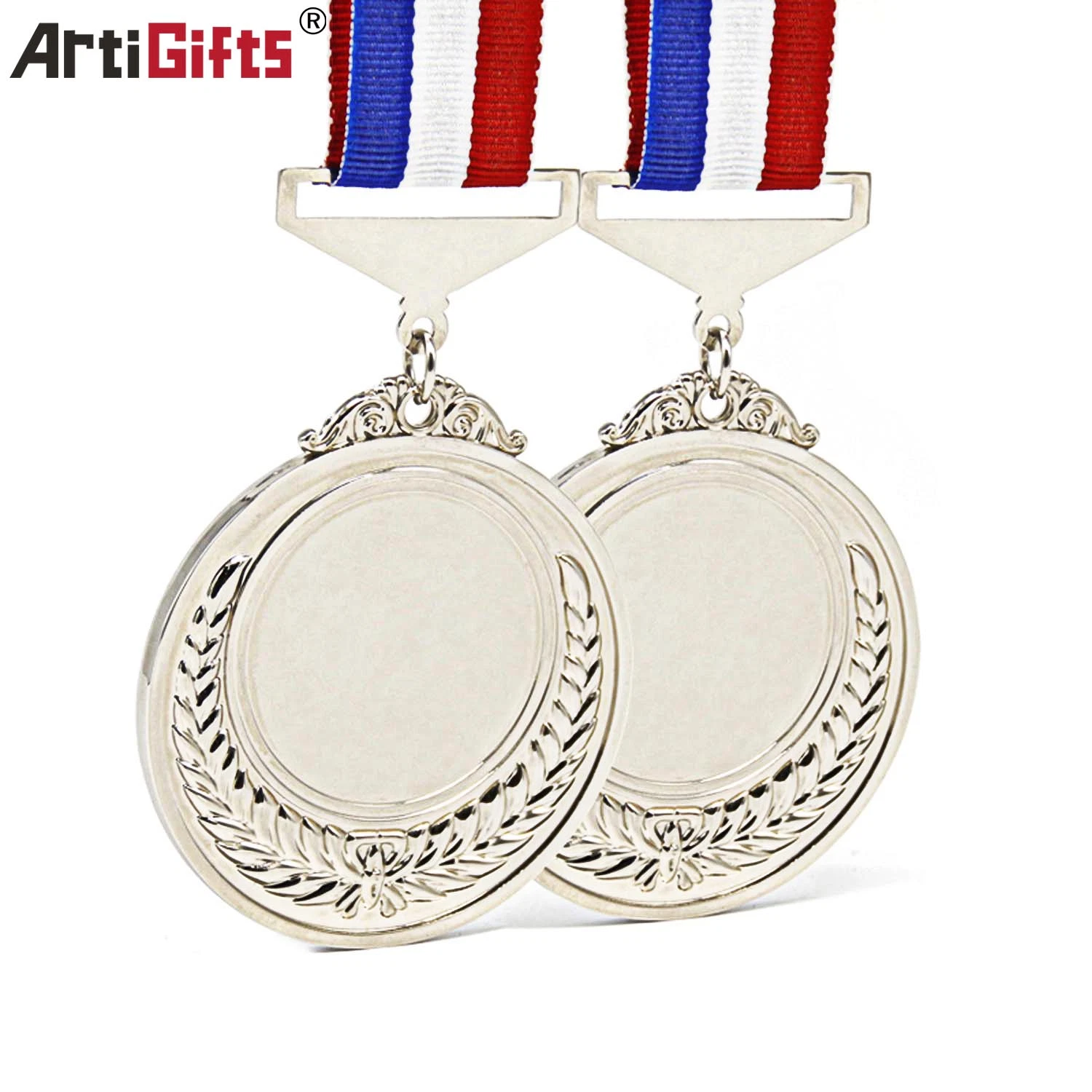 Most Popular Custom Souvenir Gift Metal Sport Trophy Medal with Ribbon