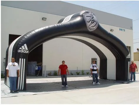 2023 New Custom Branded Round Inflatable Arch with Logo Drive Energy Drink