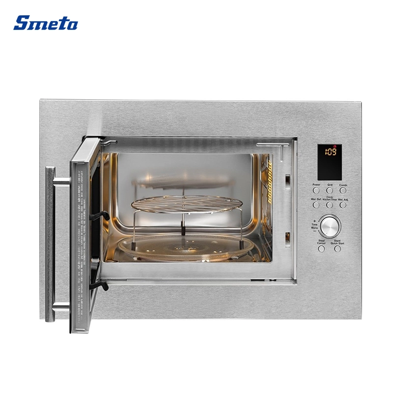 Smeta OEM Stainless Steel Handle Grill Digital Built-in Microwave Oven