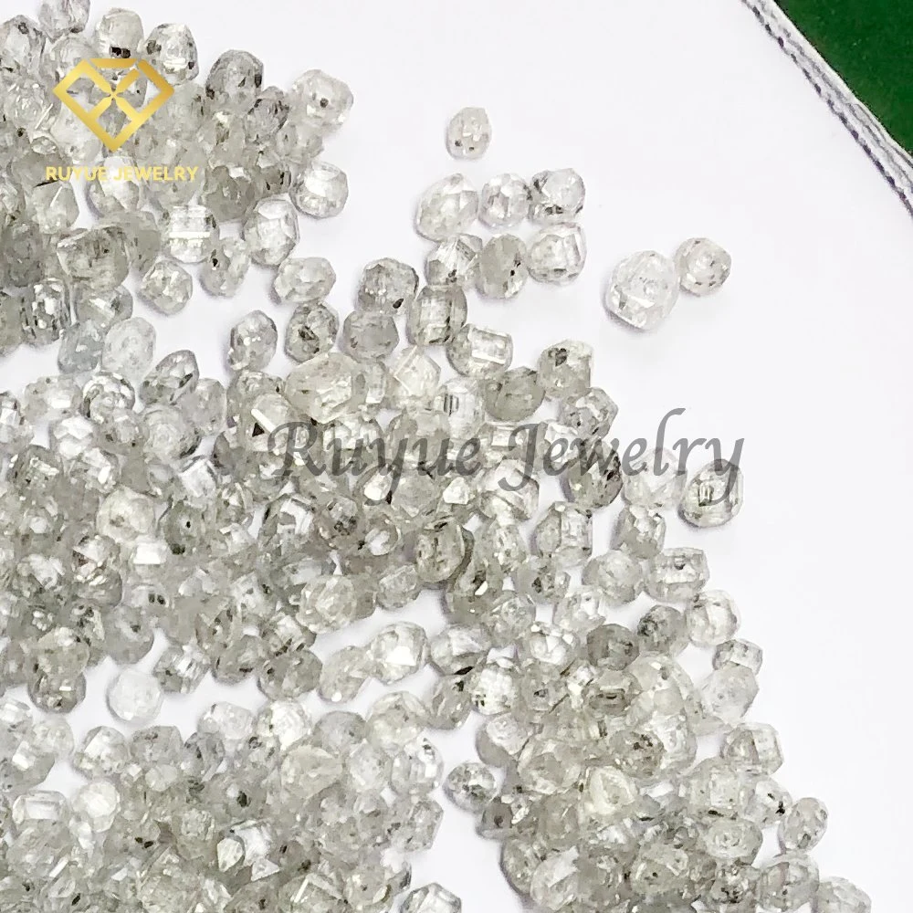 Jóias Ruyue Hpht/DCV 1,95 carat Vs cor branca Gii/Gia Relatório Personalizar os anéis de casamento brincos Colar Laboratório Não Cortada cultivadas jóias com diamantes