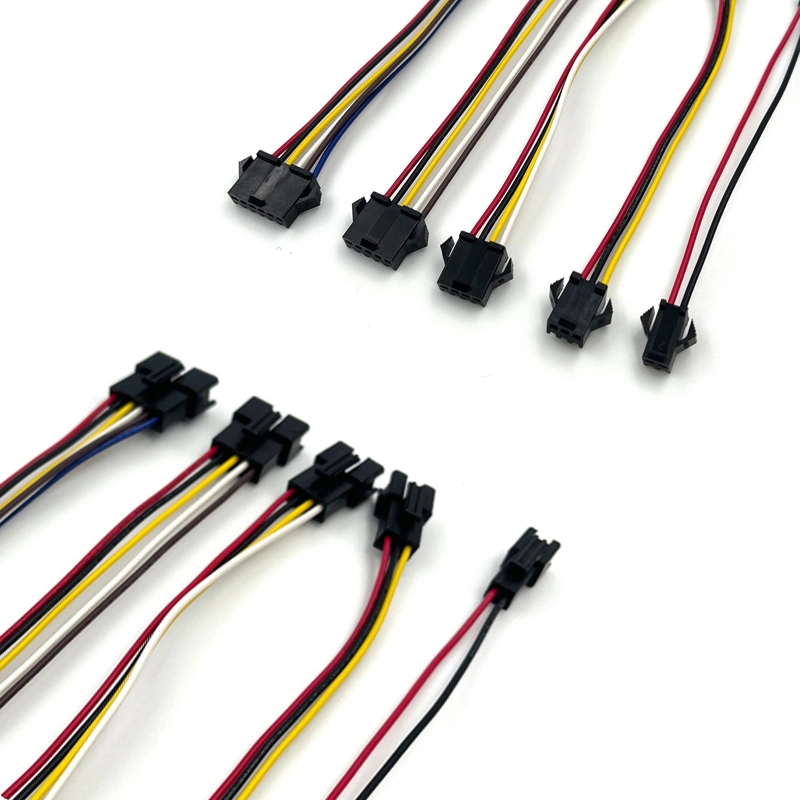 Équipement de contrôle de l'industrie personnalisé Molex 5557 Jst pH Zh Sm2.54 Assemblage de câble de connecteur de harnais de câblage.