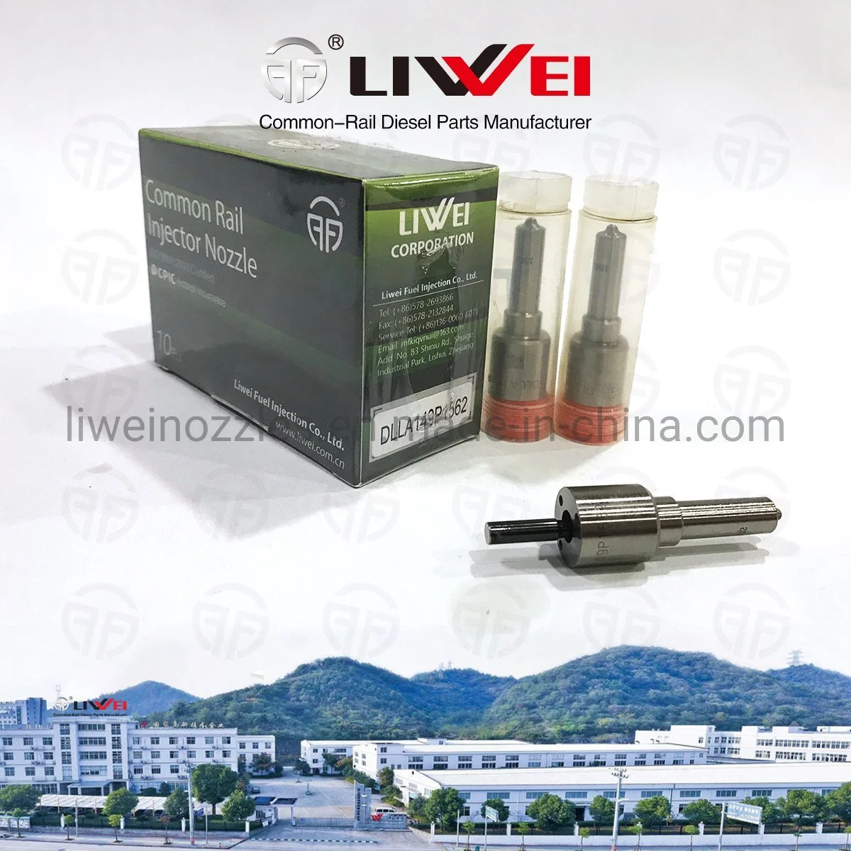 Liwei Brand Diesel Fuel Spraying Systems Nozzle Dlla 149p 1562 Dlla 149p1562 for Comm 0 445 120 063/340