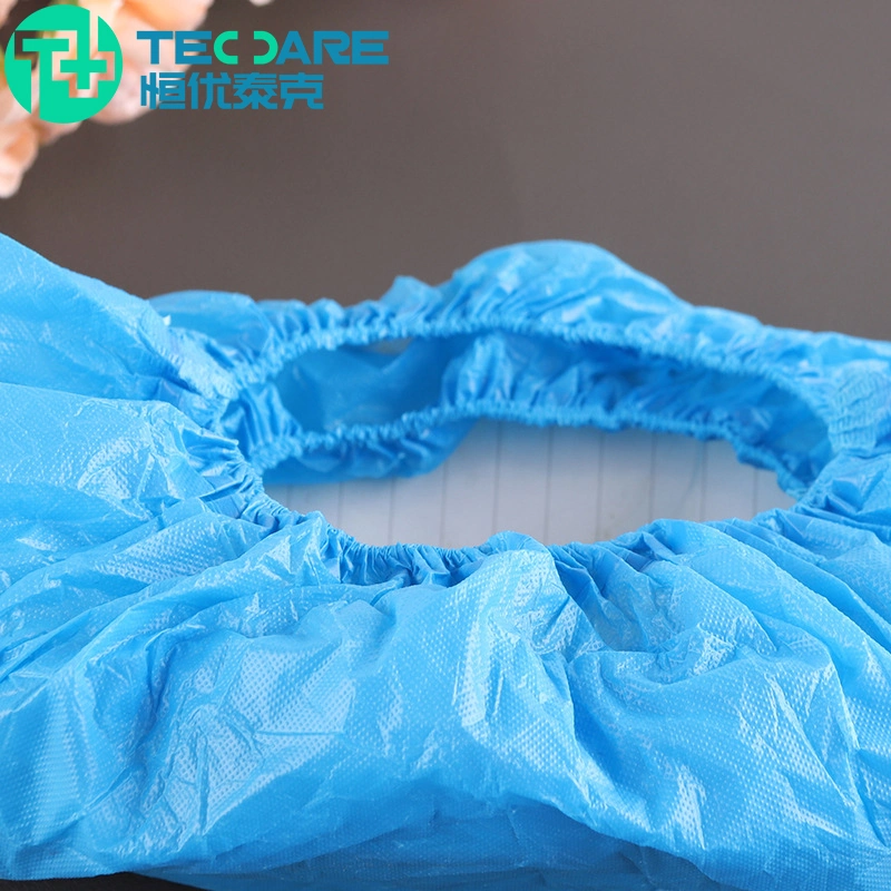 Factory Wholesale/Supplier Disposable Non-Woven Foot Protective Anti Slip Shoe Covers for Indoor