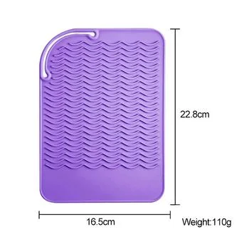 Magnetic Barber Mat Heat Hair Straightener Pad Resistant Heat Transfer Mat Professional Anti-Slip Heat Resistant Silicone Pad