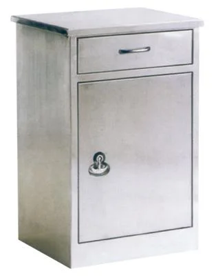 E-69 Stainless Steel Bottom Surface Bedside Locker