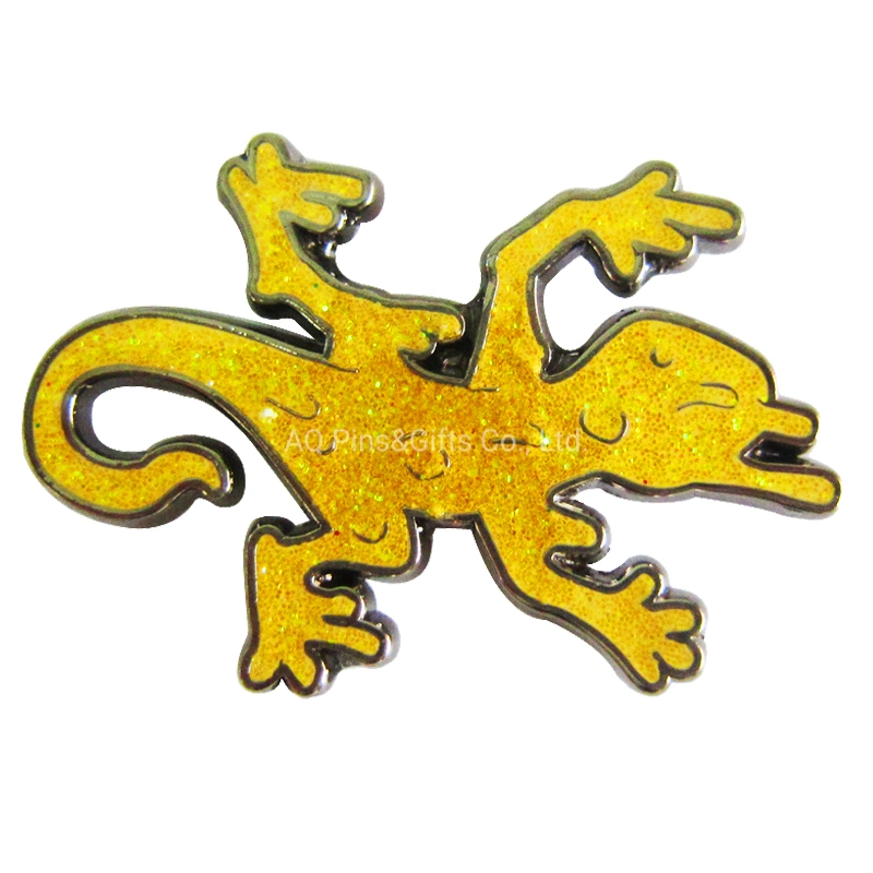 Hot Sale Metal Enamel Suit Pin Badge Wholesale/Supplier Metal Enamel Peacock Feather Pin (131)