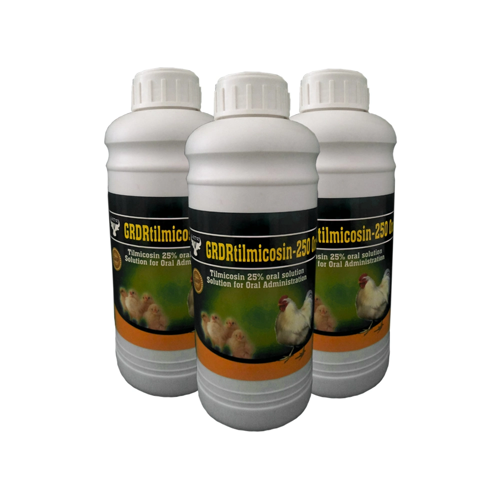 Tilmicosin Phosphate 25% Liquid Poultry Antibiotic Animal Medicine