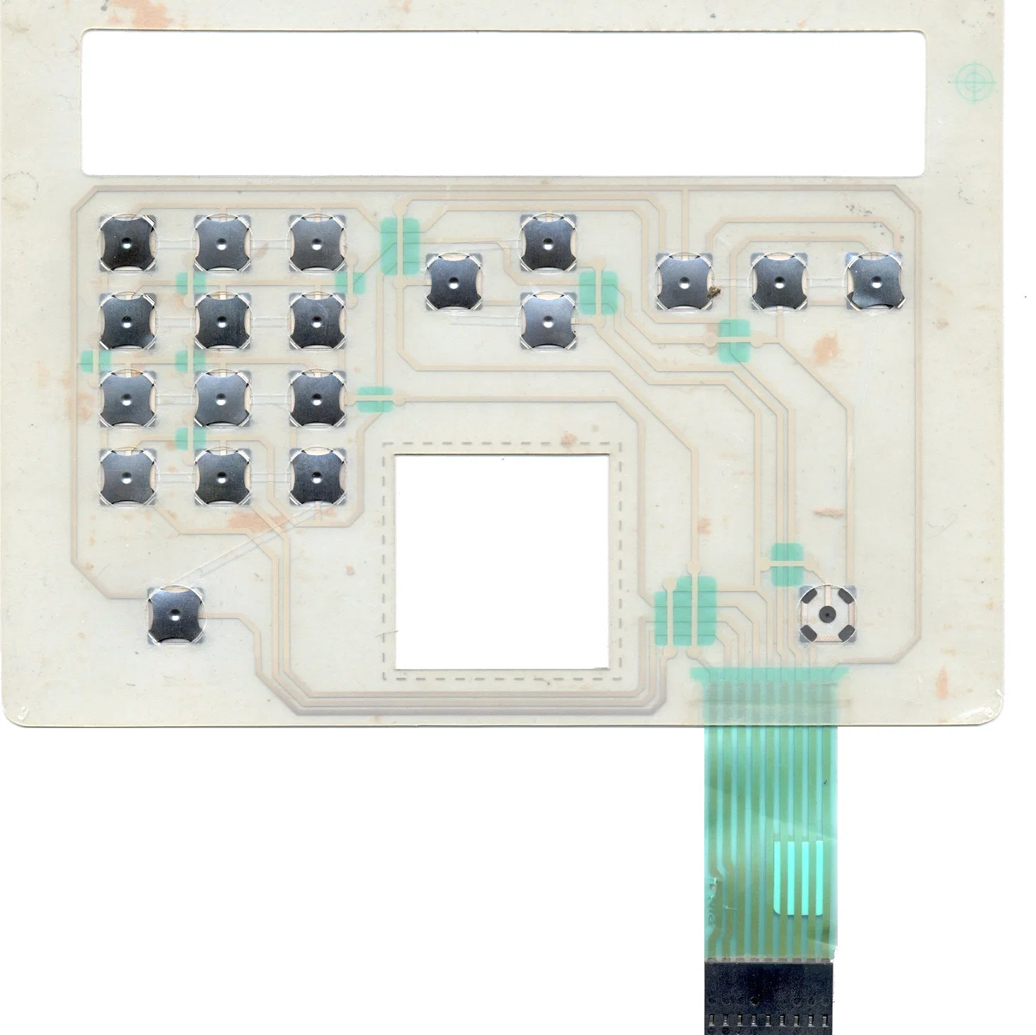 Carte de circuit imprimé souple de la membrane personnalisé avec dôme en métal de carte de circuit