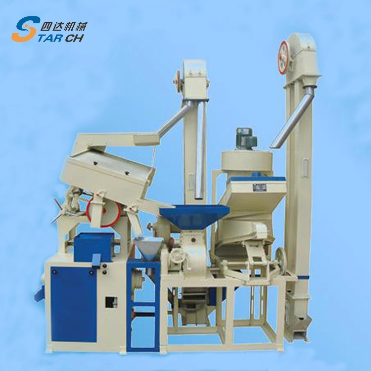 24ton Complete Rice Milling Machine with Polisher Color Sorter Rice Packing Machine