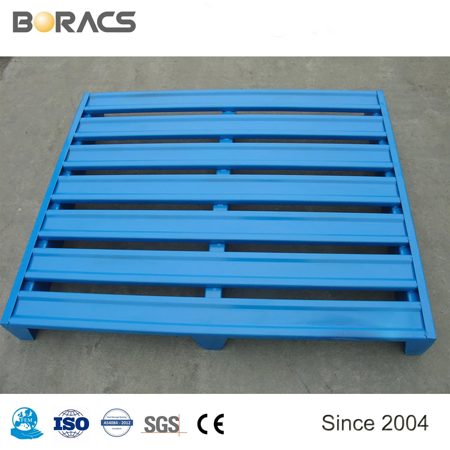 Heavy Duty Custom Wholesale/Supplier 4 Way Heavy Duty Iron Steel Metal Pallet for Warehouse Storage