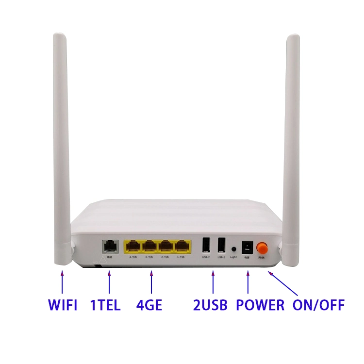 Hot Sale Network Terminal FTTH 2.4G/5g Dual Band WiFi Gpon Fiberhome Hg6145D ONU Ont