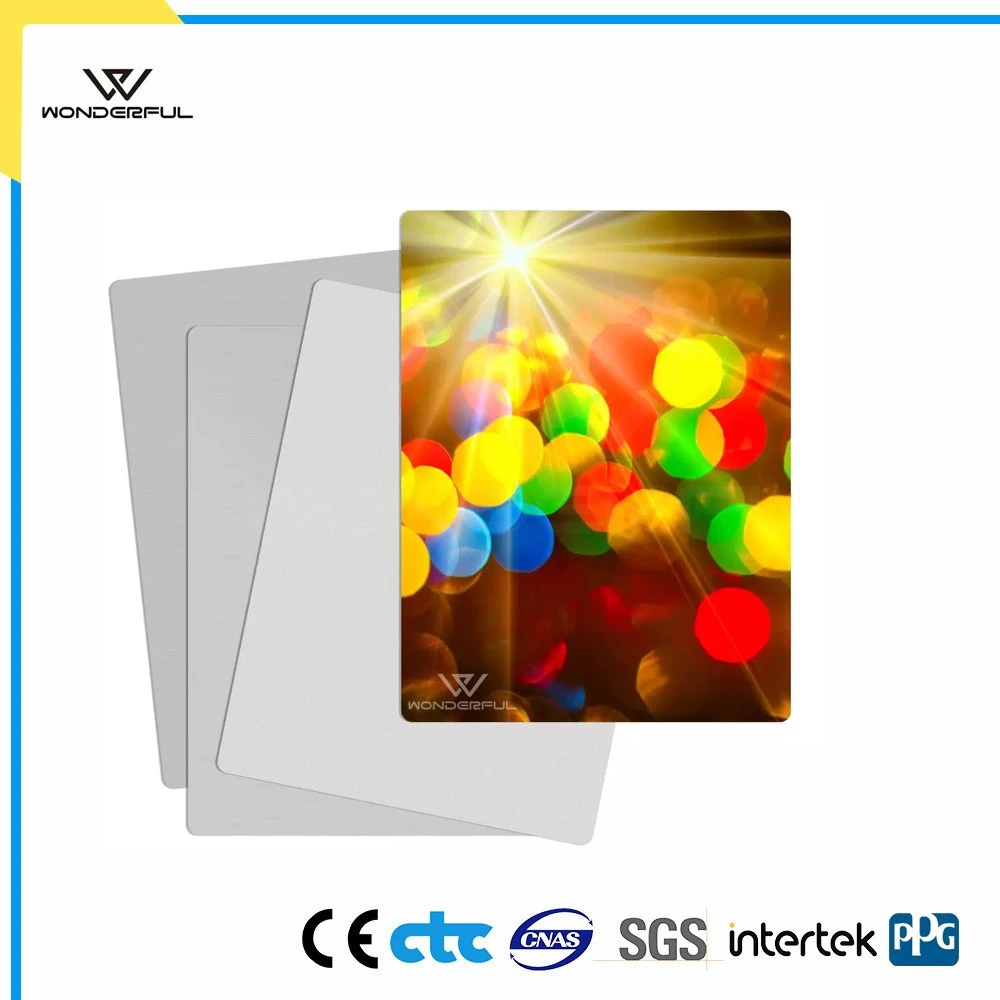 Single or Double Sided Coated Sublimation Aluminum Sheet with Fadeless Heat Press Printing