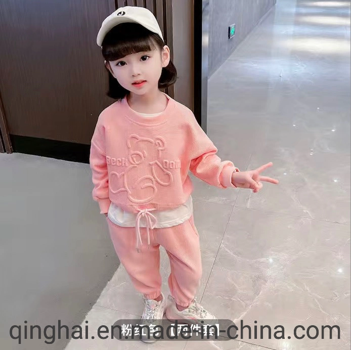 87 Kinds of Newest Design for Girls Sports Wear Item Number Ss8082 Sport Wear Little Girl Sport Suit