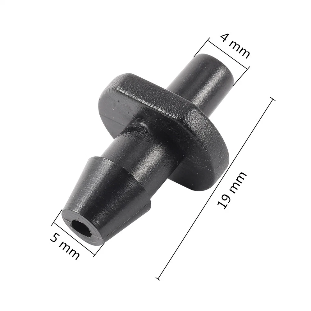 1/4'' Straight Barbed Connector for 4/7mm Garden Irrigation Hose Fitting