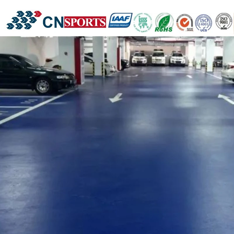 Easy Construction Dustproof and Soundproof Resilient Flooring