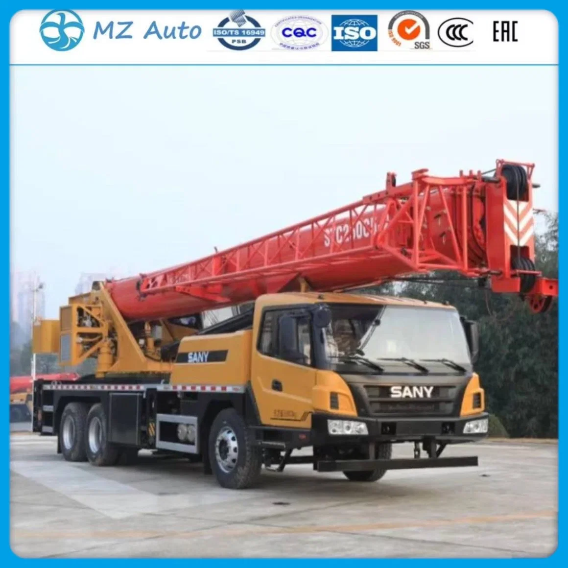 S cualquier grúa de camión Sanyi 25t 45t 50t 90T hecho En China con Factroy Precio en Stock se utilizan buenos camiones Equipos de construcción de maquinaria de camiones grúa