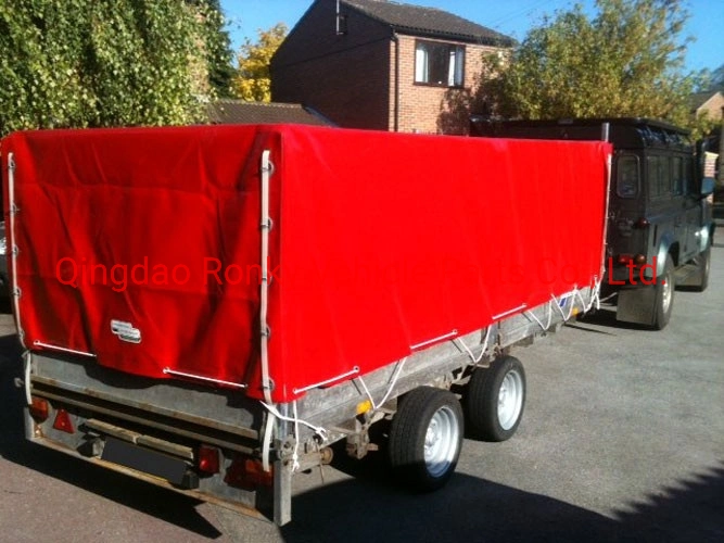 حجم مخصص مقاومة للماء 8*5 PVC Open Trailer Cover Utility Cargo غطاء المقطورة