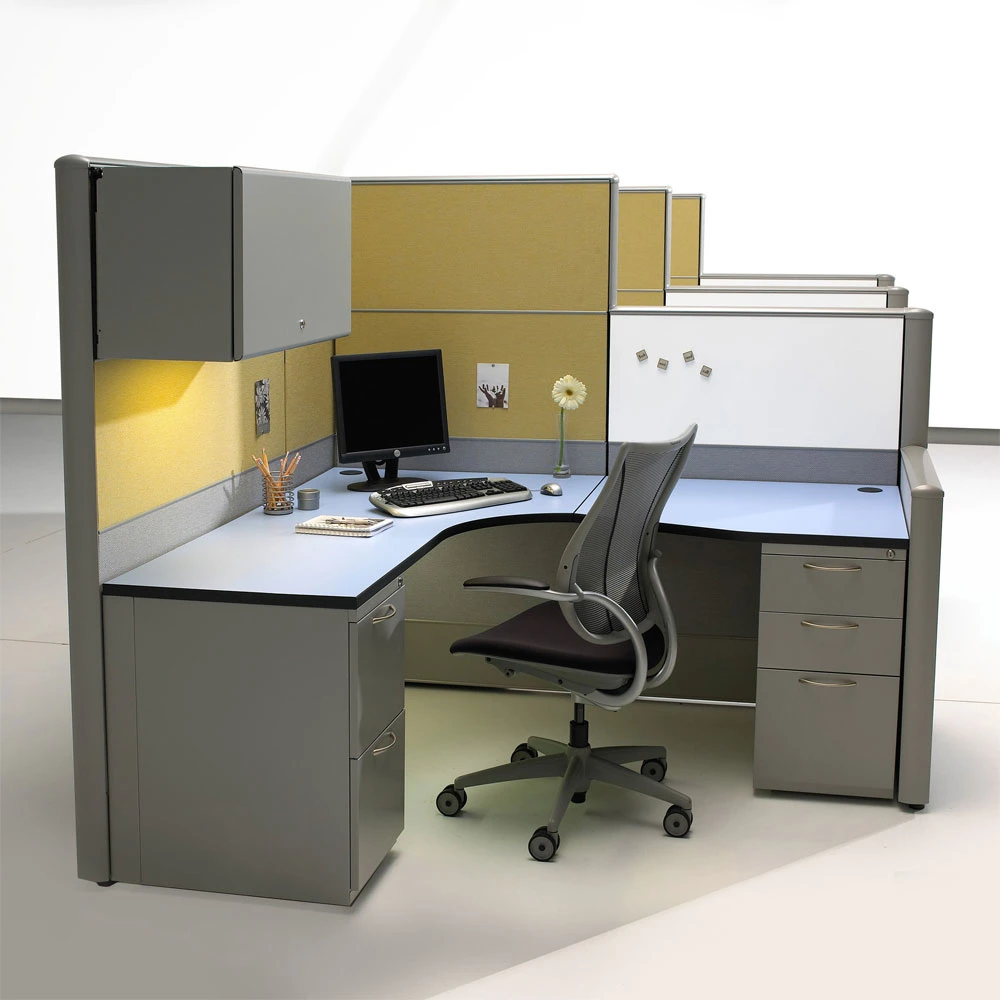 Short Divider Wall Open Office Cubicles Call Center for 4 Person (HY-C1)