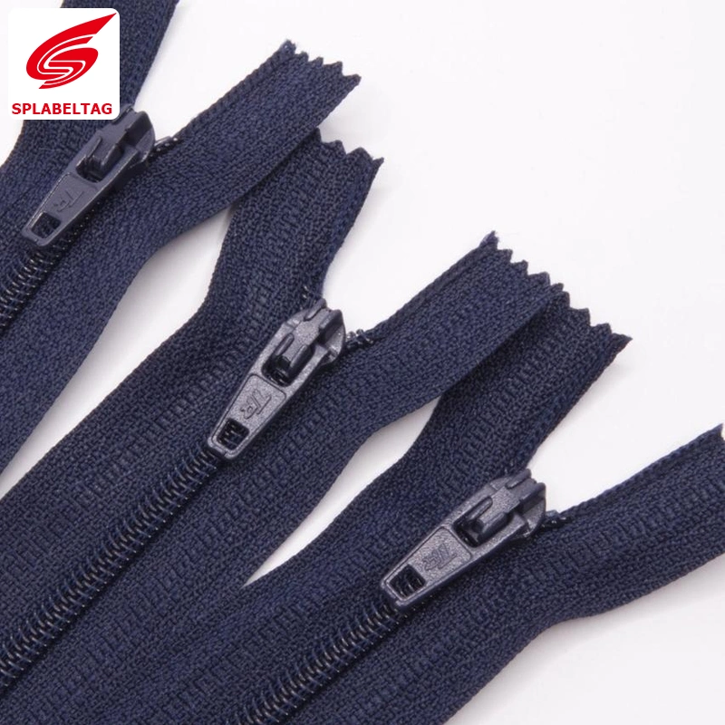 Nylon Closed End Light Blue Zippers - Available in a Range of Sizes Between 4 Inch and 22 Inch