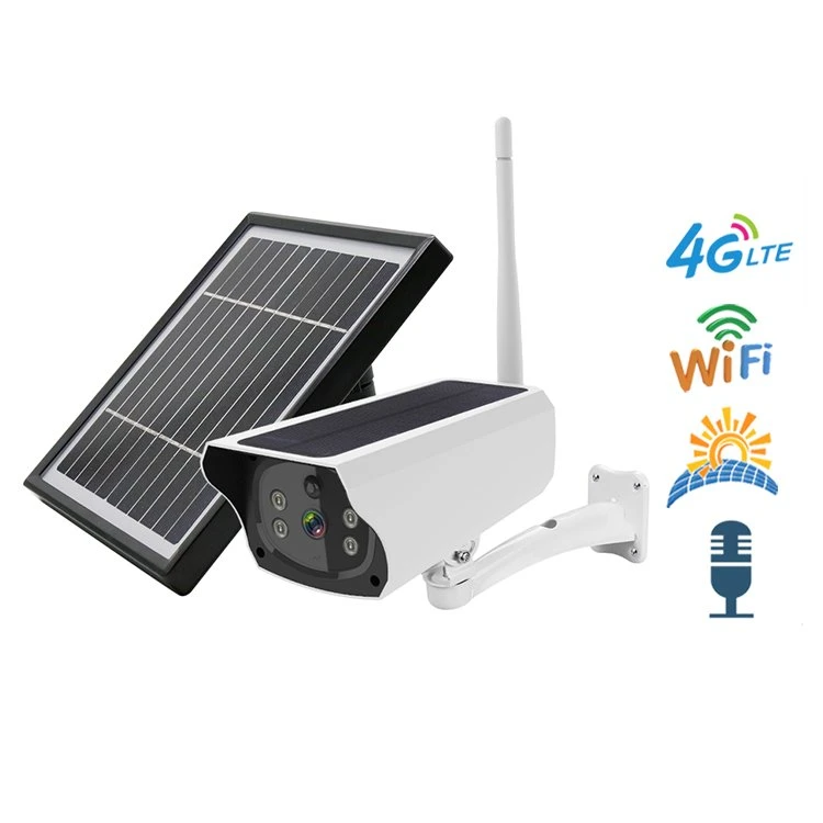 2MP/1080P на солнечной энергии WiFi 4G IP-камера для использования вне помещений CCTV камеры безопасности