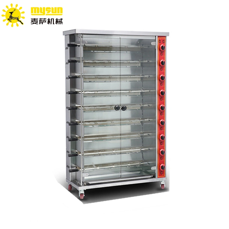 Commercial Large Capacity Gas 9 Layers Rotisserie Machine for Sale