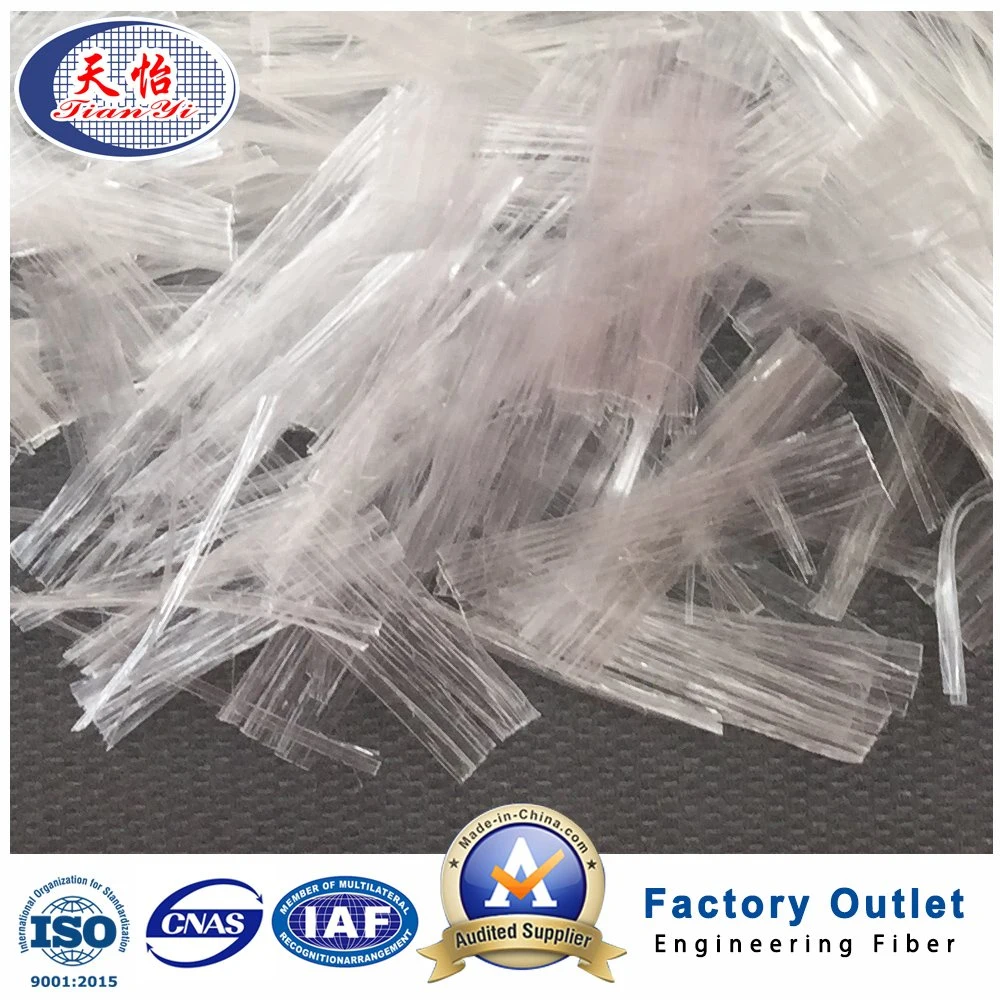 Plastic Steel Fiber 100% Cement Mix Polypropylene Fiber PP Macro Fiber Building Material