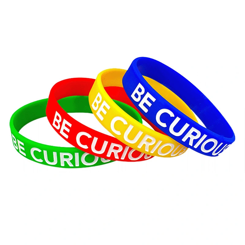 Promotional Custom Logo Silicone Bracelet Wristband