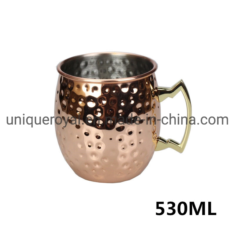 Metal Roll Edge Copper-Plated Beer Cold Drink Cup