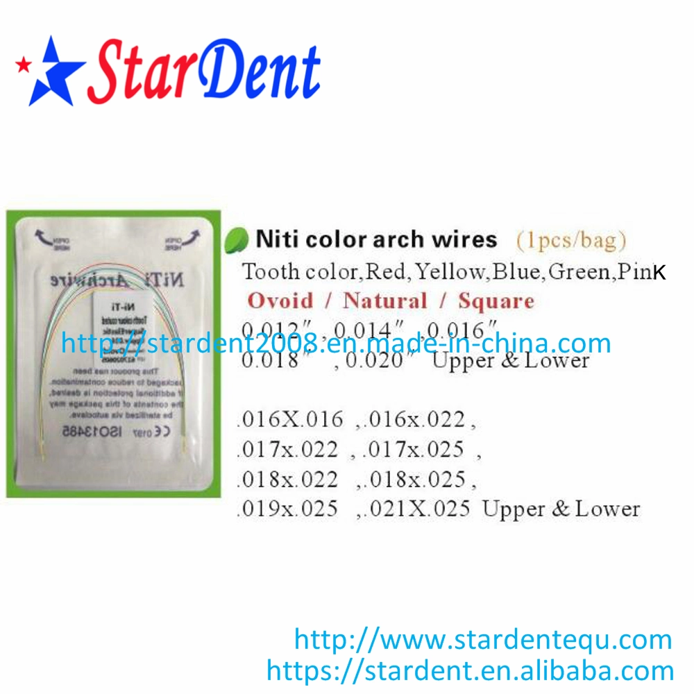 Dental Instruments Orthodontic Niti Color Arch Wire Round