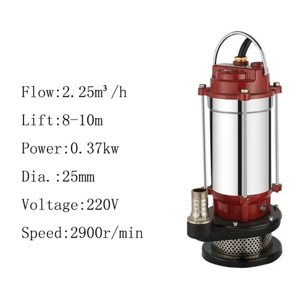 CE Approved Qdx High quality/High cost performance  Aluminium Body Submersible Clean Water Pump