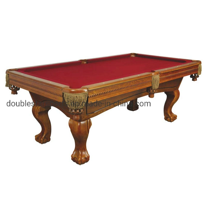 Mesa de billar popular juego de billar de madera maciza mesa de billar
